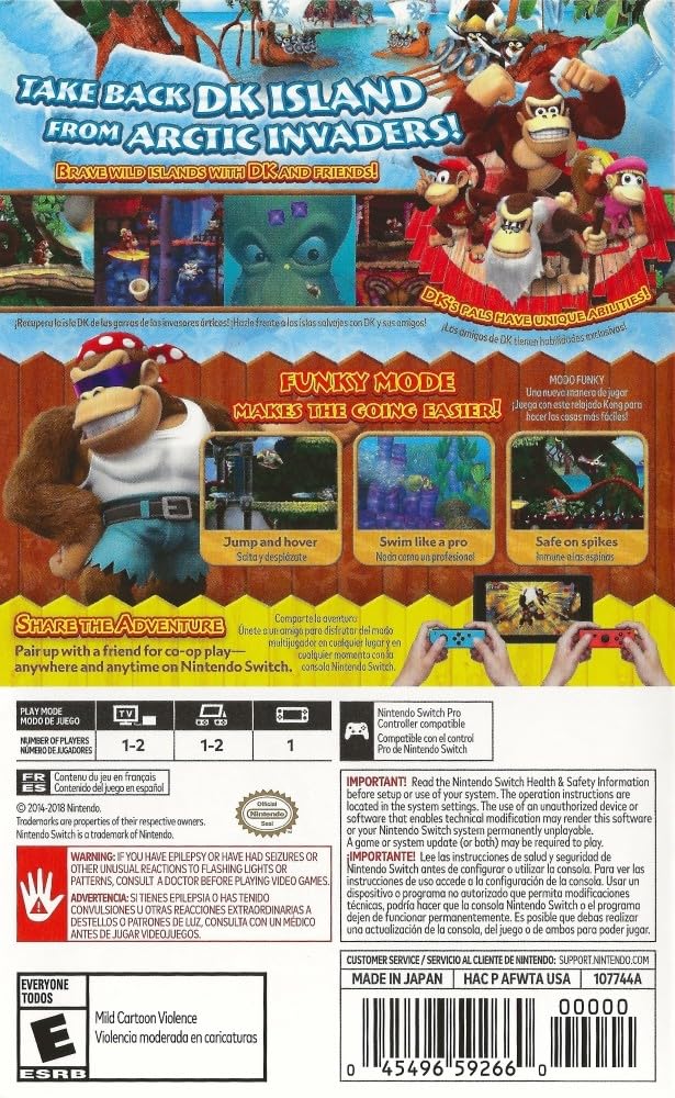 その他 Donkey Kong Country: Tropical Frz Amazon.com: Switch - Donkey Kong Country: Tropical Freeze - [PAL